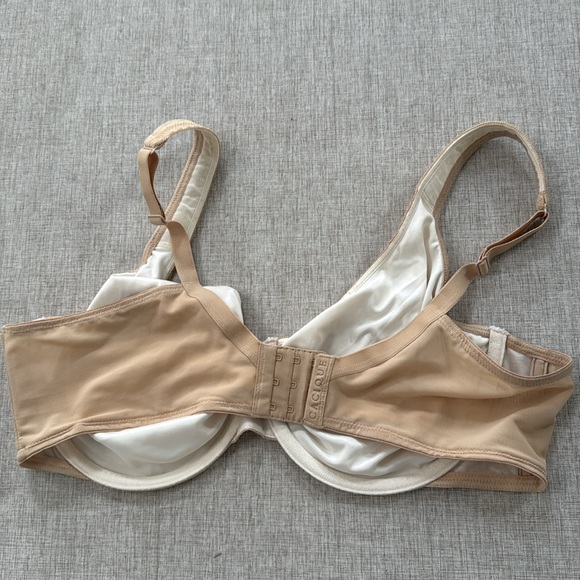 Cacique Modern Lace Covered Unlined Full Coverage nude Size 42D - Picture 5 of 9
